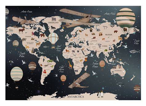 Ryby v detskej strave - ilustračná mapa rozdelenia druhov podľa regiónov