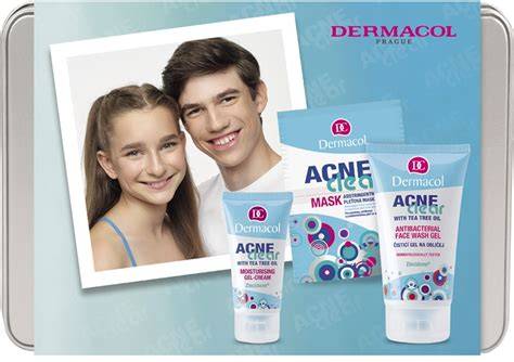 Infografika: Zložky Dermacol Acne Clear a ich účinky